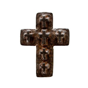 Silverado Home Cross with Crosses Napkin Ring Set SIVE1408